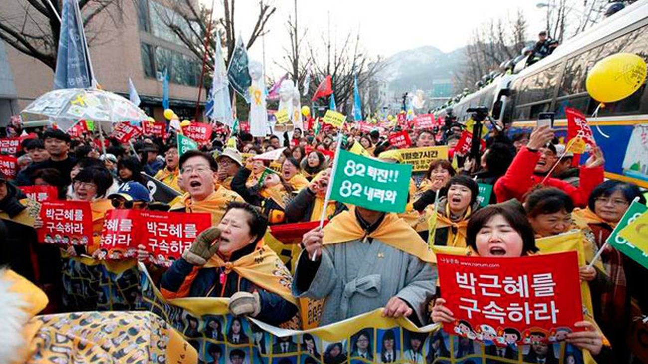 Protestas en Corea del Sur