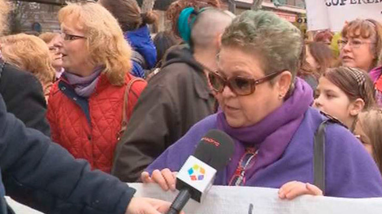 Manifestación en Alcorcón para pedir la dimisión de David Pérez