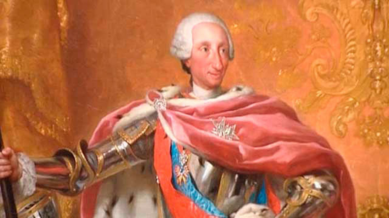 'Retrato de  Carlos III', pintado por Anton Raphael Mengs