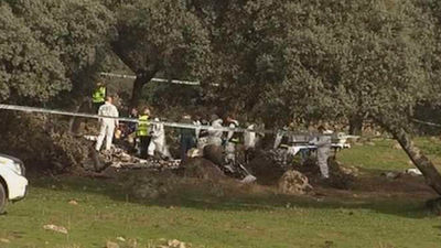 Investigan el accidente de la avioneta que se estrelló en Toledo