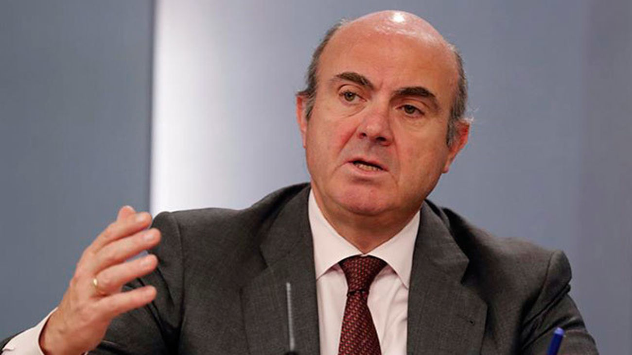 El ministro de Economía, Industria y Competitividad, Luis de Guindos