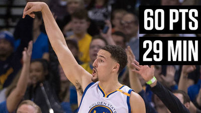 Klay Thompson, 60 puntos en 29 minutos