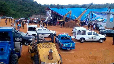 Al menos 60 muertos tras derrumbarse el techo de una iglesia en Nigeria