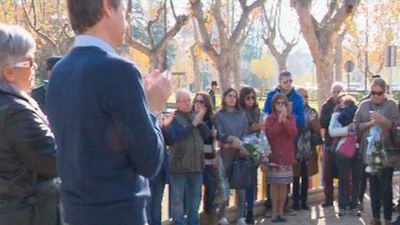 Boadilla celebra una ofrenda floral por María Piedad en el sexto aniversario de su desaparición