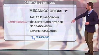 Se buscan mecánicos y auxiliares de geriatría