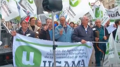 Agricultores madrileños reivindican ayudas para "un sector olvidado"