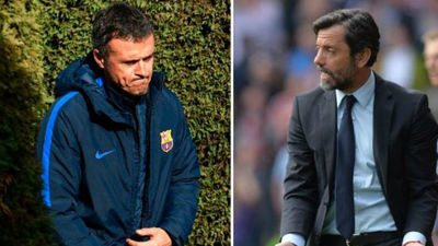 Tensión entre Luis Enrique y Sánchez Flores antes del derbi