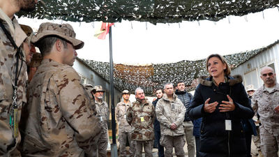 Cospedal cree "fundamental" la misión de los militares españoles en Irak