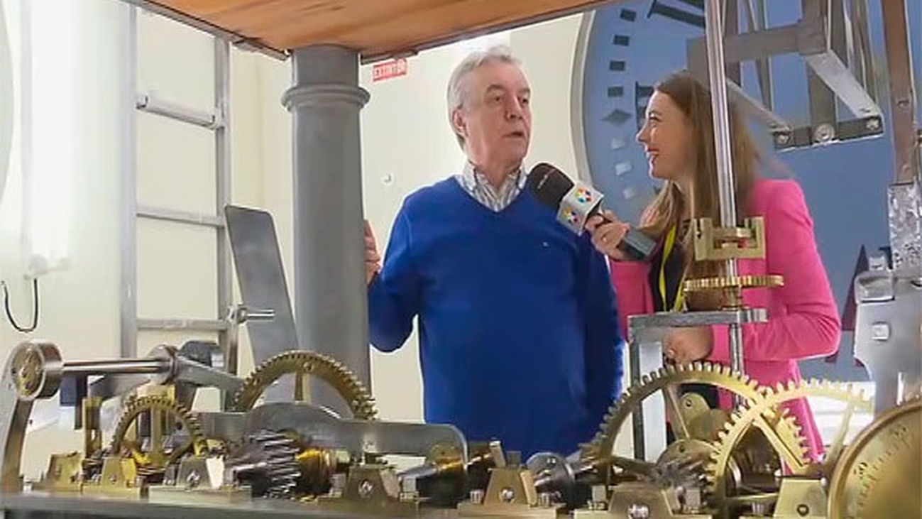 El Reloj de la Puerta del Sol, a punto para las campanadas