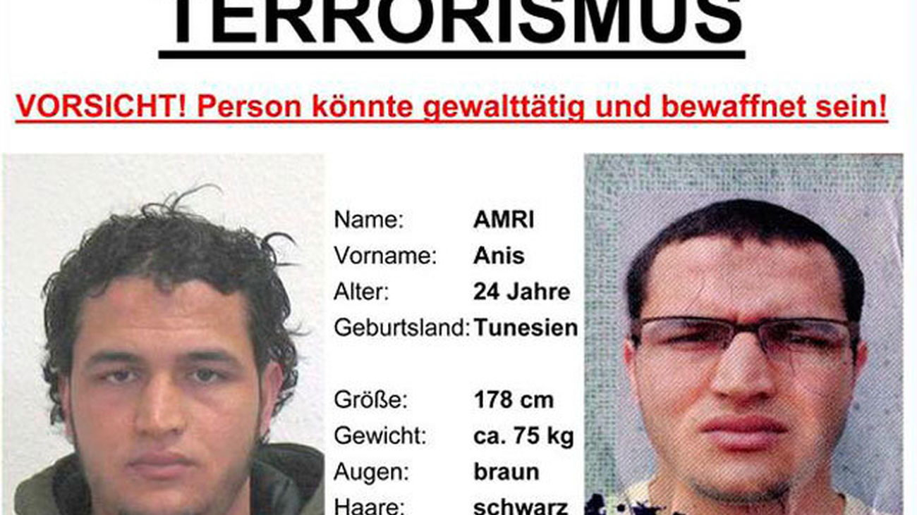 Anis Amri, presunto sospechoso del atentado en Berlín