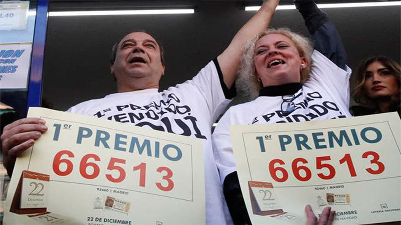 El Gordo de Navidad, 66.513, cae íntegro en Madrid
