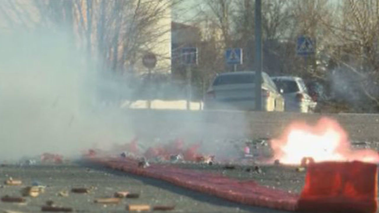 Cuidado con los petardos