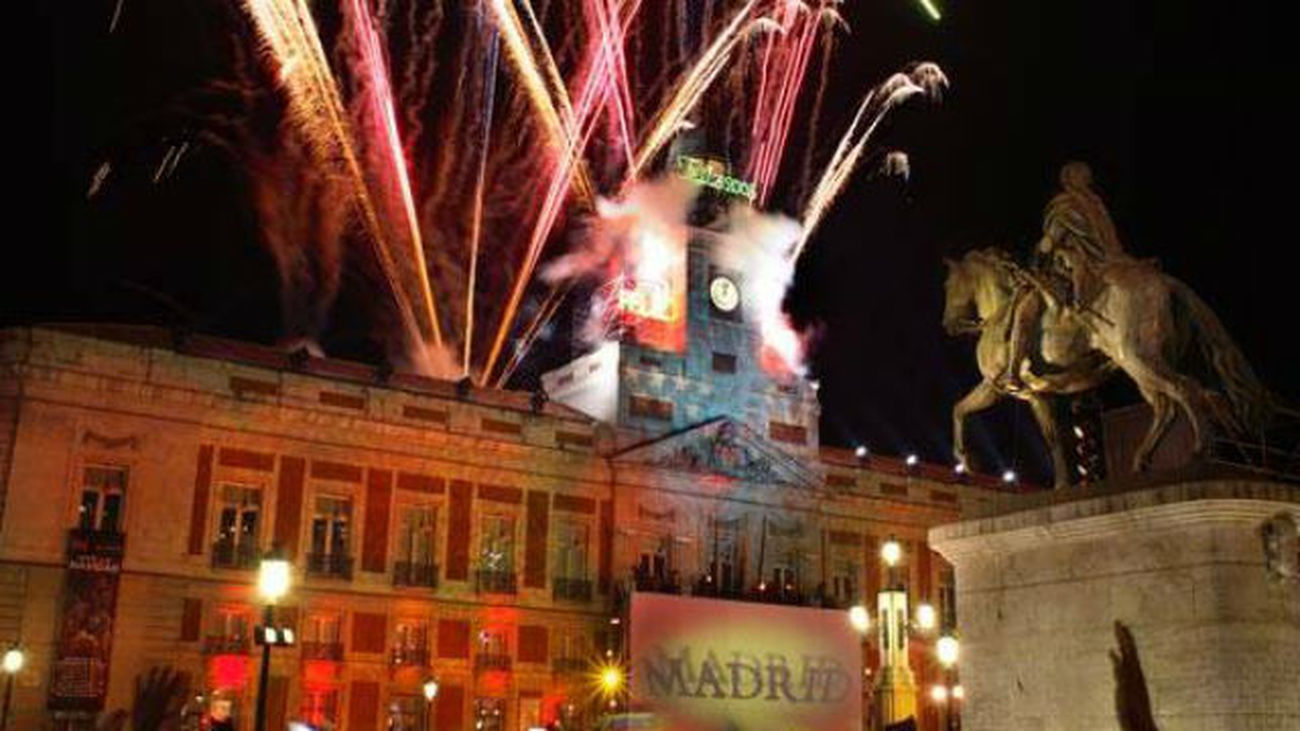 Madrid celebrará el año nuevo con fuegos artificiales en la Puerta del Sol