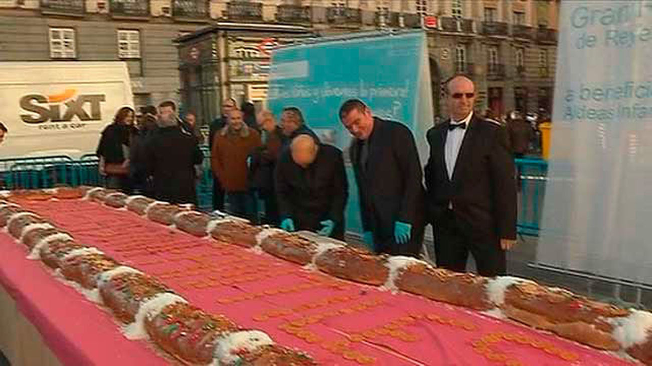 1.500 kilos de roscón para reivindicar la familia y los derechos de los niños