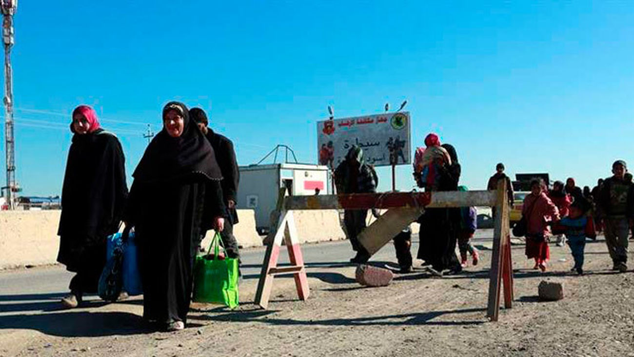 Desplazados en Mosul