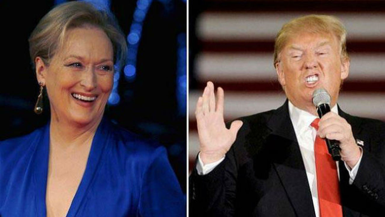 Meryl Streep y Donald Trump