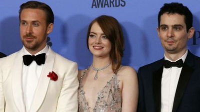 'La La Land' vuela alto y hace historia en los Globos de Oro