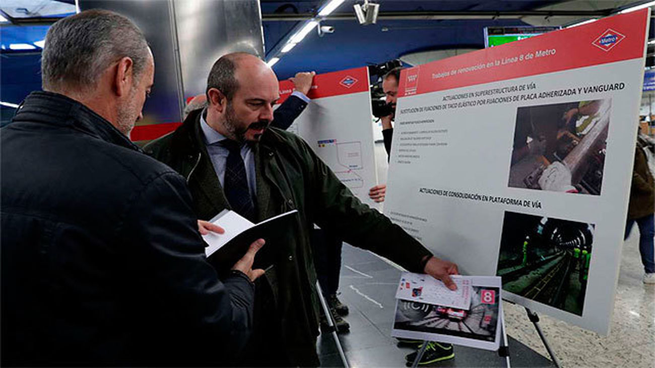 La Línea 8 de Metro cerrará por renovación desde el 26 de enero al 18 de abril