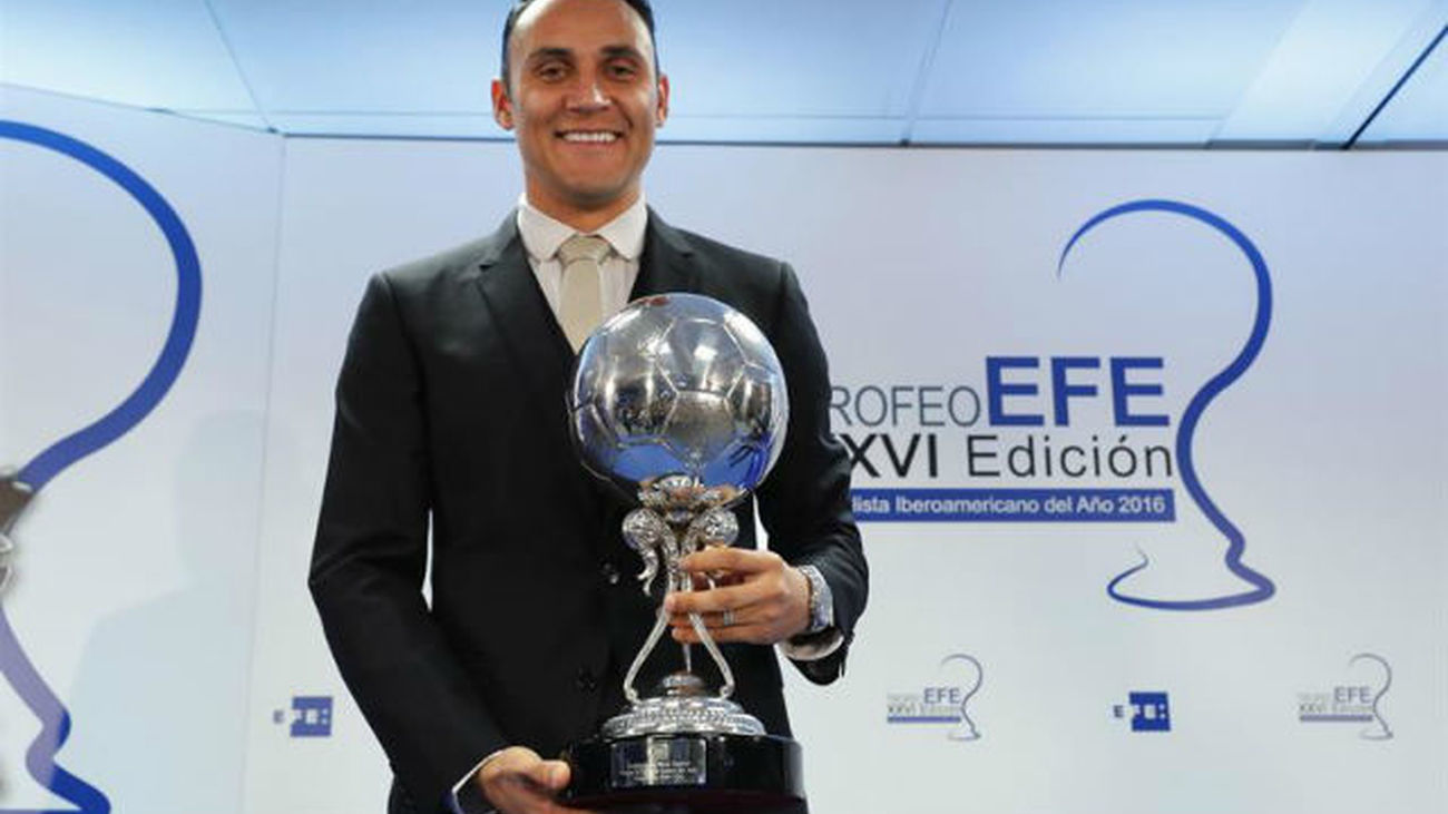 Keylor Navas, elegido 'Jugador Iberoamericano del Año'