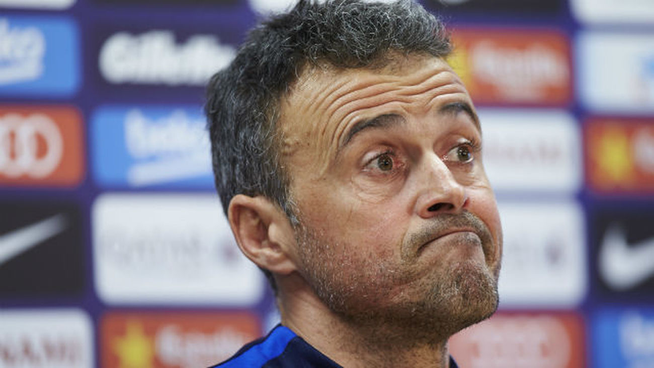 Luis Enrique: "Lo fácil es llorar y quejarse de los árbitros"