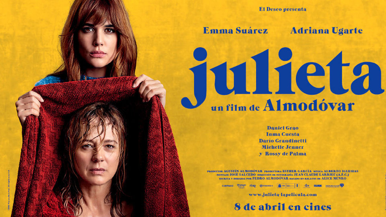 Cartel de la película Julieta de Pedro Almodóvar