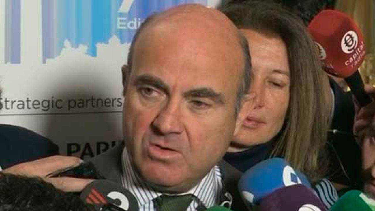 El ministro de Economía, Luis de Guindos