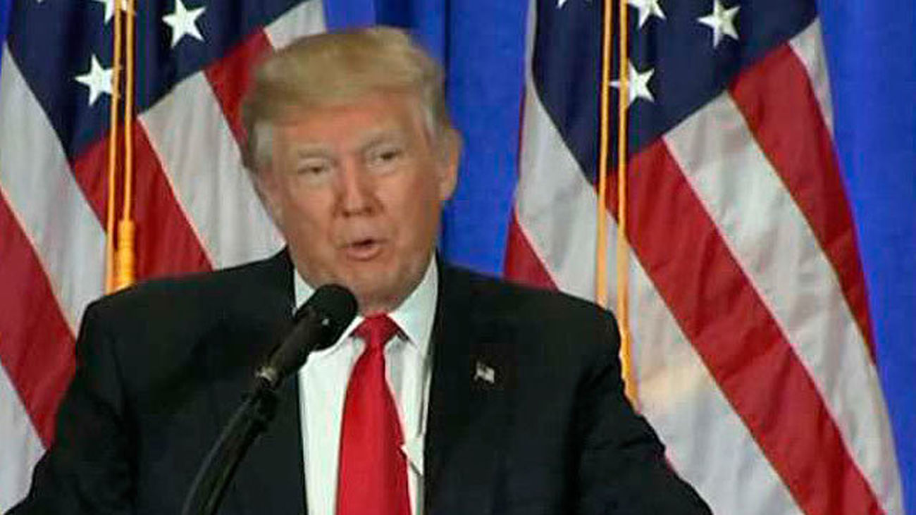 El presidente electo de Estados Unidos, Donald Trump