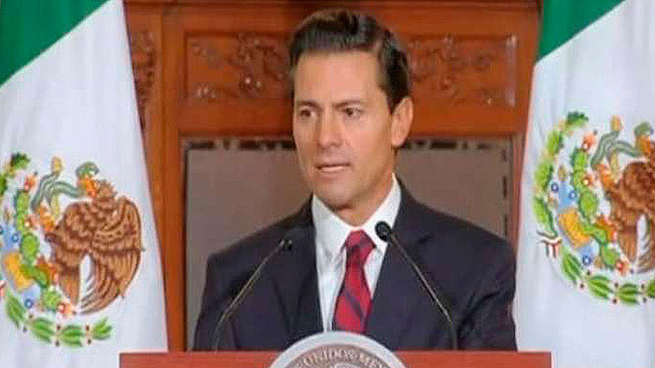 El presidente de México, Enrique Peña Nieto