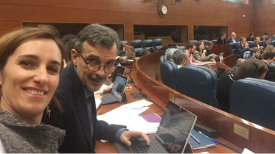 José Manuel López, de portavoz al 'gallinero' de la Asamblea de Madrid