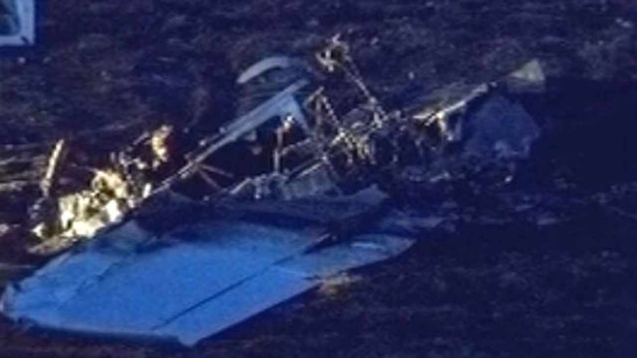 Fallecen dos hombres tras estrellarse una  avioneta en Casarrubios del Monte (Toledo)