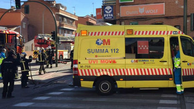 Intoxicadas leves tres personas en el incendio de una vivienda en Coslada