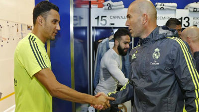 Zidane: "Estuvimos 40 partidos sin perder... y estaba Keylor"