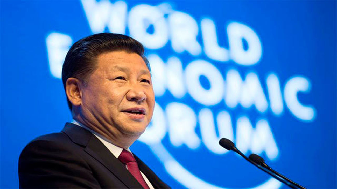 El presidente chino, Xi Jinping en Davos