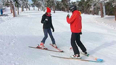 Abren las pistas de esquí del Puerto de Navacerrada gracias al frío de los últimos días