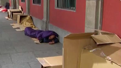 Cuando se combate el frío en una caja de cartón