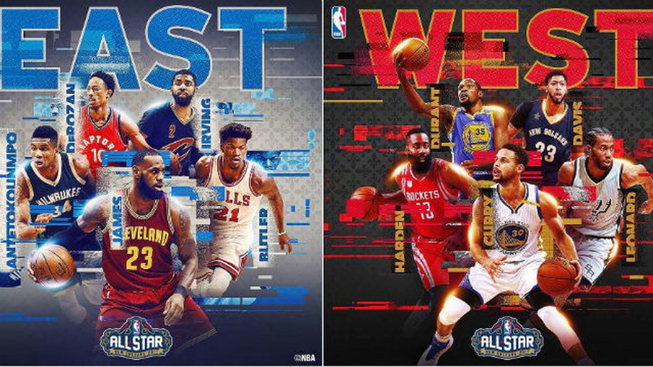 El 'All Star' ya tiene sus quintetos titulares