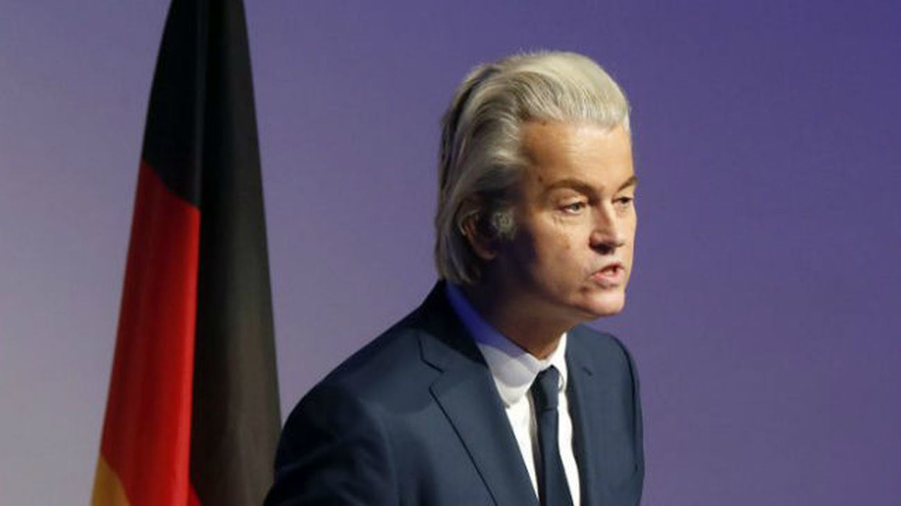 El líder del ultraderechista Partido por la Libertad (PVV) holandés, Geert Wilders