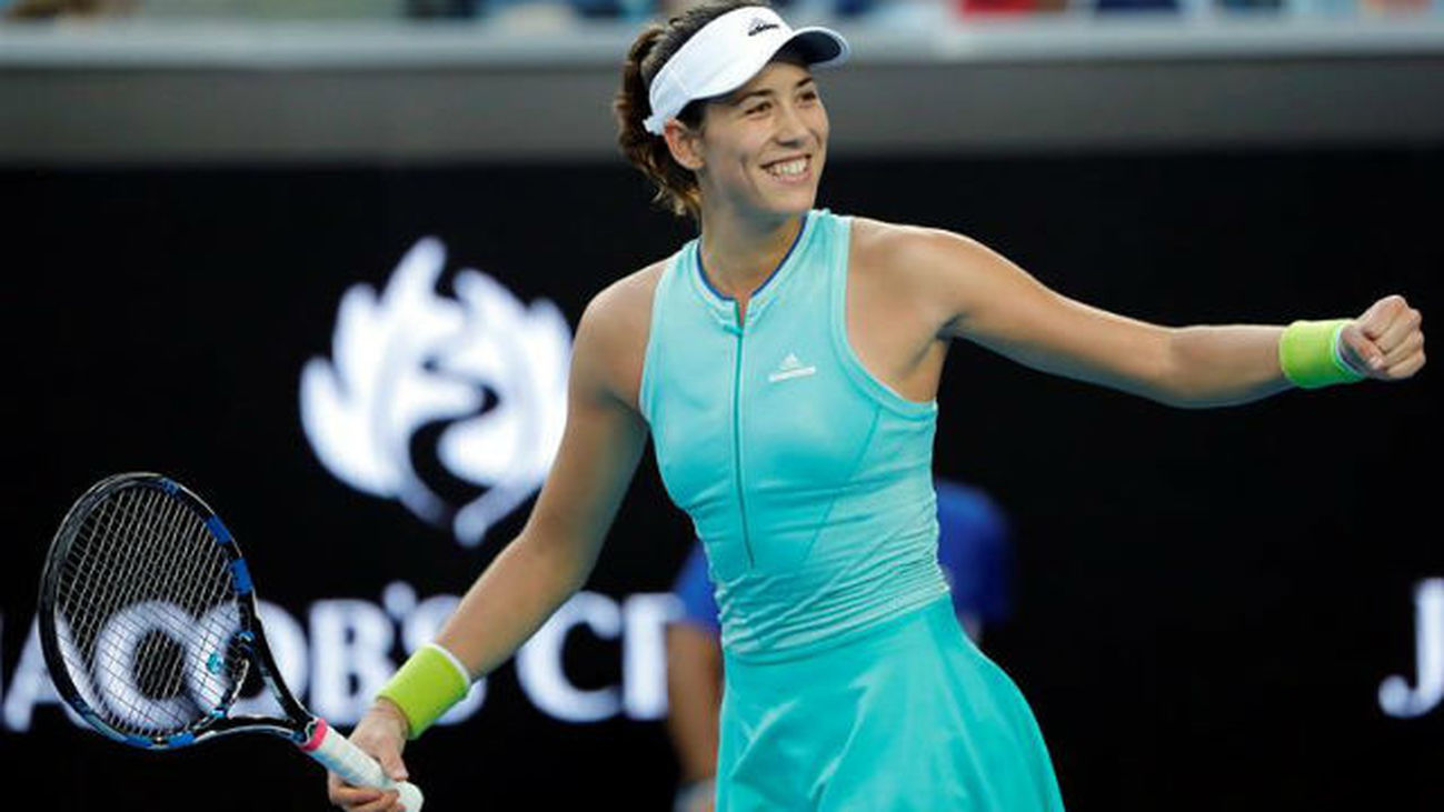 Open de Australia: Muguruza, a cuartos de final por la vía rápida