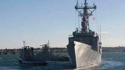 Relevan a la fragata Navarra, que ha rescatado 2.675 personas en Mediterráneo