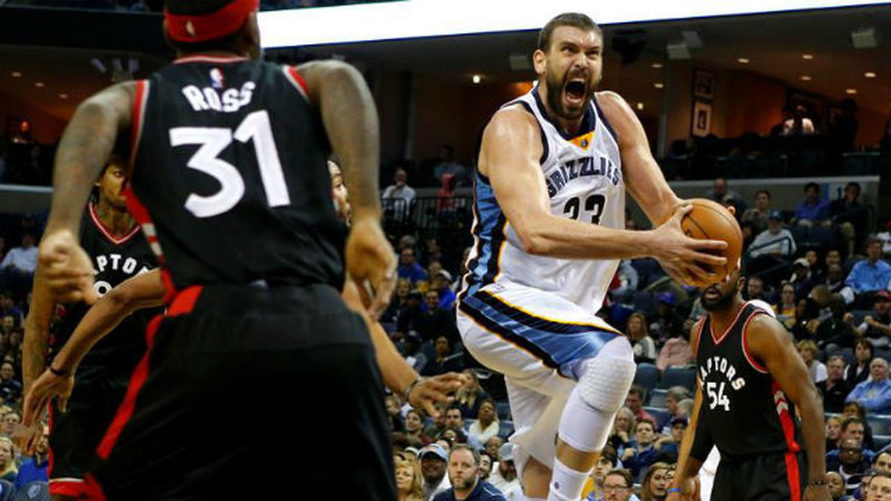 Brutal Marc Gasol, 42 puntos ante los Raptors