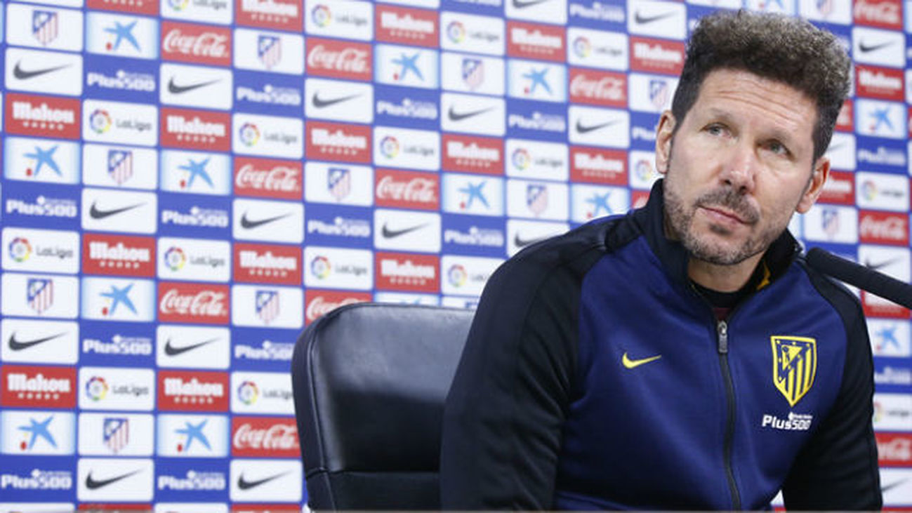 Simeone: "Para llegar a lo mejor hay que pasar siempre por Madrid o Barça"