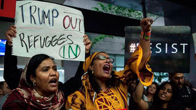 Una jueza bloquea parte del veto de Trump a ciudadanos de siete países musulmanes