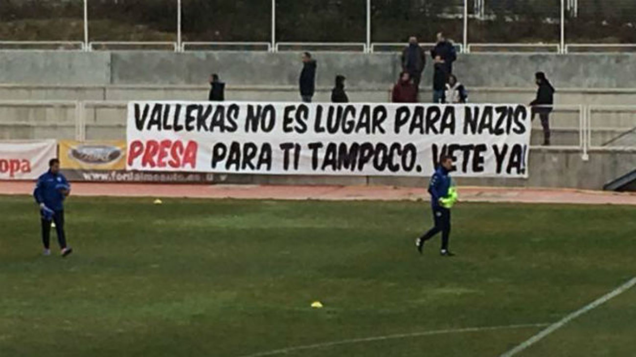 Pancarta en contra de Zozulya