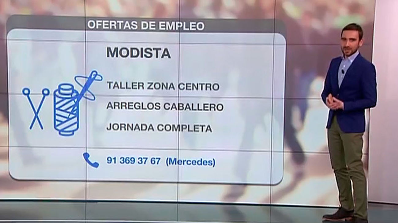 Se buscan modistas y electromecánicos