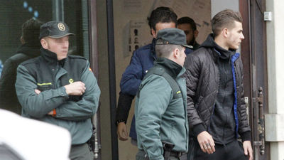 Lucas Hernández, en libertad tras ser acusado de malos tratos a su novia