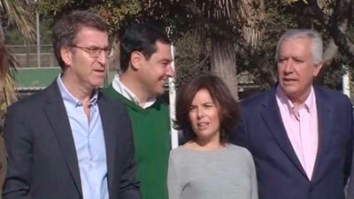 Sáenz de Santamaría: "Cómo van a gobernar los que no son capaces de gobernarse"