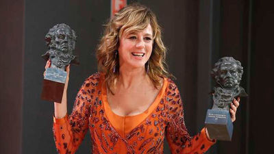 Emma Suárez, doblete con dos Goyas: "No doy crédito"