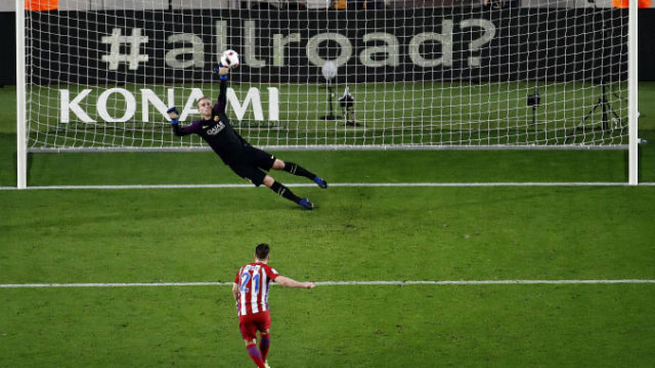 Los penaltis, un problema para el Atlético