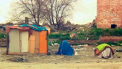 Parte del Sector 6 de la Cañada Real sin luz por las rachas de viento