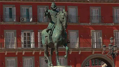 Patrimonio reforzará la protección de la estatua de Felipe III en plaza Mayor
